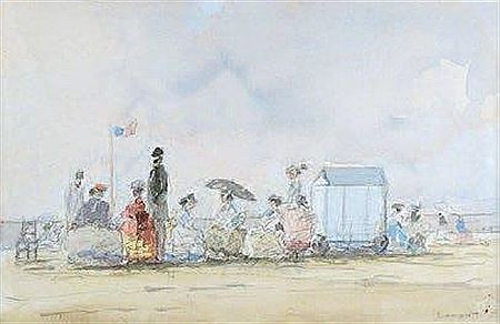 Plage aux élégantes