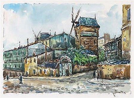 Montmartre le Moulin de la Gallette by Robert G Schmidt - Auction record, sale price, and art valuation. Compare with similar artists and explore comparable artworks.