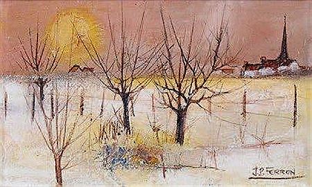 Paysage de campagne by Jean Paul Ferron - Auction record, sale price, and art valuation. Compare with similar artists and explore comparable artworks.