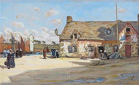 Chaumière au bord de l'eau