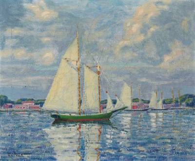 Sample artwork by Whitney Hubbard (1875 - 1965), known for landscape, coastal, portrait, marine - View similar artists and auction records
