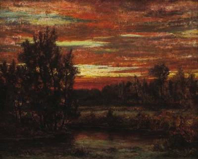 Winter Sunset, East Hampton