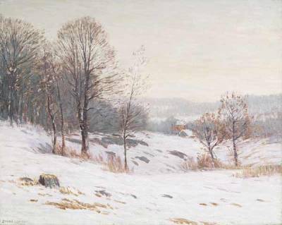 Connecticut Hills by Leonard Ochtman - Auction record, sale price, and art valuation. Compare with similar artists and explore comparable artworks.