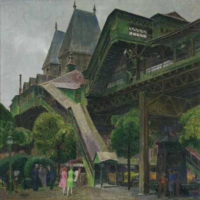66th. Street 'L' Station, New York City