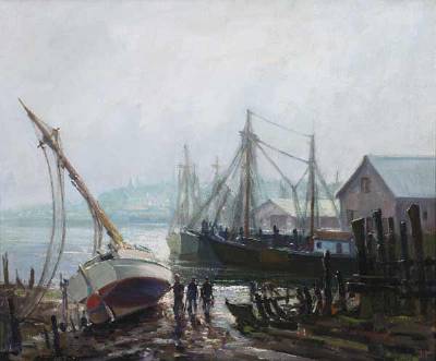 Repairs by Roger Dennis - Auction record, sale price, and art valuation. Compare with similar artists and explore comparable artworks.