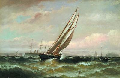 Sailing in New York Harbor