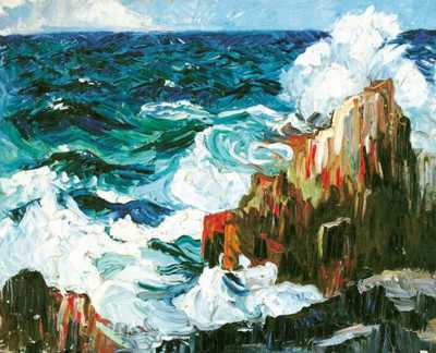 Breaking Waves on the Coast
