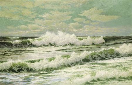 Breaking Waves by George Howell Gay - Auction record, sale price, and art valuation. Compare with similar artists and explore comparable artworks.