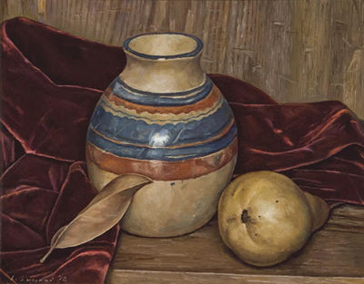 Still life with Pear