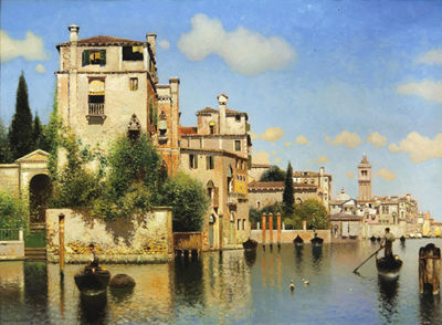 Sample artwork by Henry Pember Smith (1854 - 1907), known for landscape, architectural, marine - View similar artists and auction records