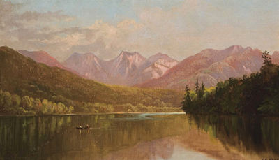 A Row on the Lake by Charles Day Hunt - Auction record, sale price, and art valuation. Compare with similar artists and explore comparable artworks.
