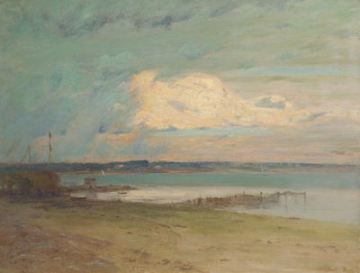 Coast of Connecticut by Walter Clark - Auction record, sale price, and art valuation. Compare with similar artists and explore comparable artworks.