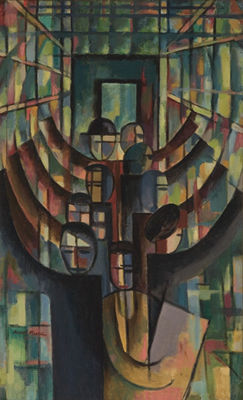 Straphangers by August Mosca - Auction record, sale price, and art valuation. Compare with similar artists and explore comparable artworks.