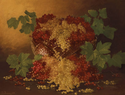 Red and White Currants by Irving Lewis Bacon - Auction record, sale price, and art valuation. Compare with similar artists and explore comparable artworks.