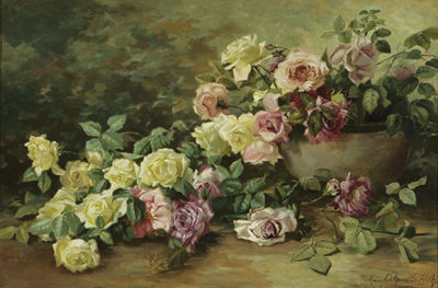 Sample artwork by Marie Henrietta Osthaus Griffith (1855 - 1927), known for landscape, still life and coastal view paintings - View similar artists and auction records