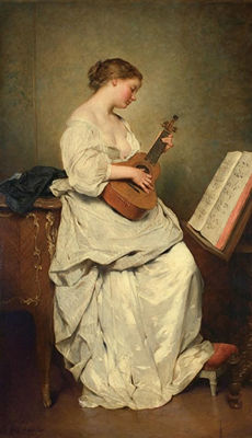 The Music Girl by Charles Chaplin - Auction record, sale price, and art valuation. Compare with similar artists and explore comparable artworks.