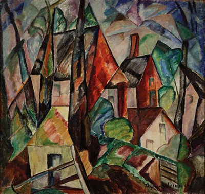 Sample artwork by Agnes Weinrich (1873 - 1946), known for cubist still life, sea-landscape, printmaking - View similar artists and auction records