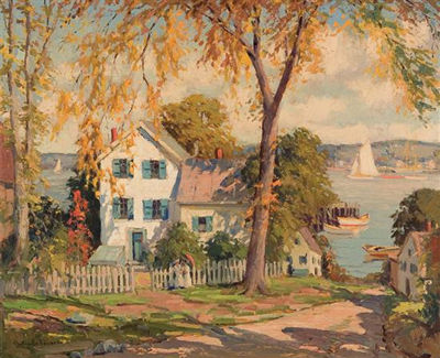 Sample artwork by Camillo Adriani (1908 - 1990), known for landscape, snowscape and marine scene painting - View similar artists and auction records