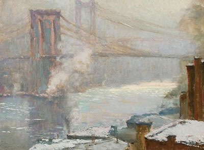 Brooklyn Bridge, Winter