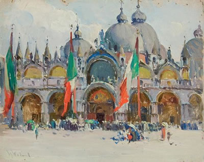 "St. Mark's Cathedral, Venice" c. 1920