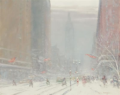 Blustery Day on Fifth Avenue