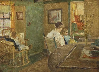 "The Artist's Family", c. 1918
