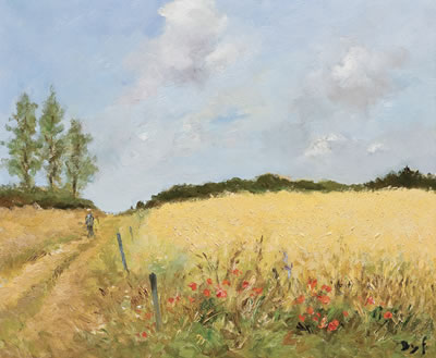 Passage Near St. Remy (Wheatfield)