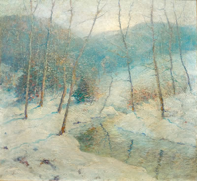 Snowy Winter Stream