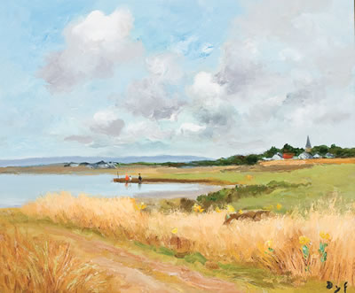 Champs de blé Près du Golfe, c, 1975