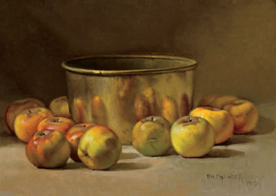 Still Life with Apples and Copper Pot