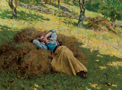Daydreaming by Henry Mosler - Auction record, sale price, and art valuation. Compare with similar artists and explore comparable artworks.