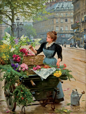 Parisan Flower Seller