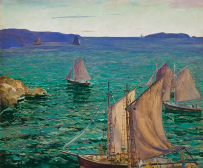 "The Emerald Sea at Dawn"
