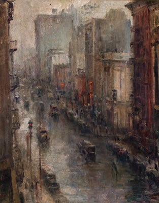 Rainy Evening, New York