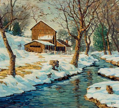 Farm in Winter