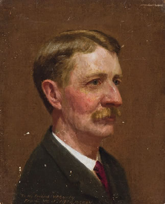 Portrait of William McCloskey: Self-portrait