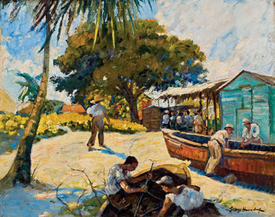 Dominican Boatyard