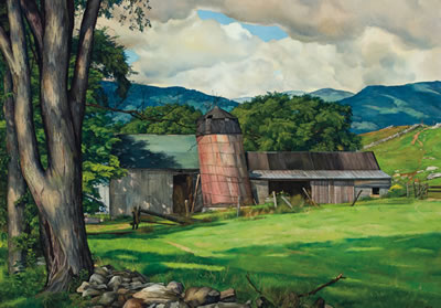 The Leaning Silo, Manchester, Vermont