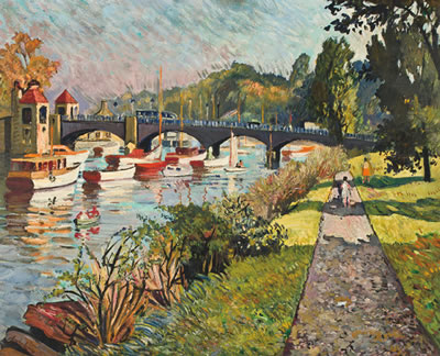 A Stroll by the Bridge