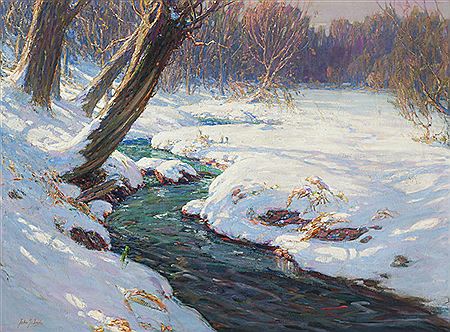 "Frozen Snow Banks Flowing"