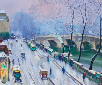 Bookstalls Along the Seine