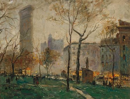 Southwesterly View from Madison Square Park