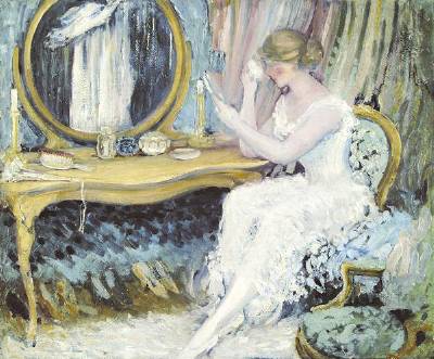 At Her Vanity