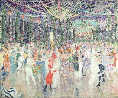 The Ball by Everett Lloyd Bryant - Auction record, sale price, and art valuation. Compare with similar artists and explore comparable artworks.