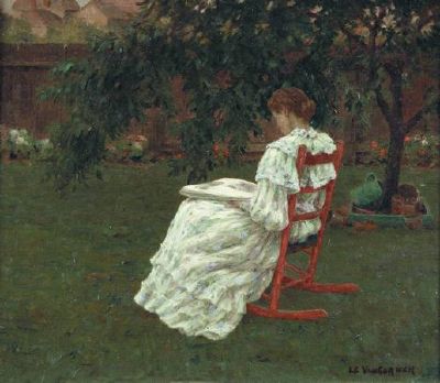Reading in the Garden