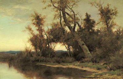 The River's Edge by Albert Insley - Auction record, sale price, and art valuation. Compare with similar artists and explore comparable artworks.