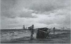 Fisher Folk on the Beach