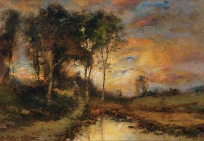 Tending the Herd by the River