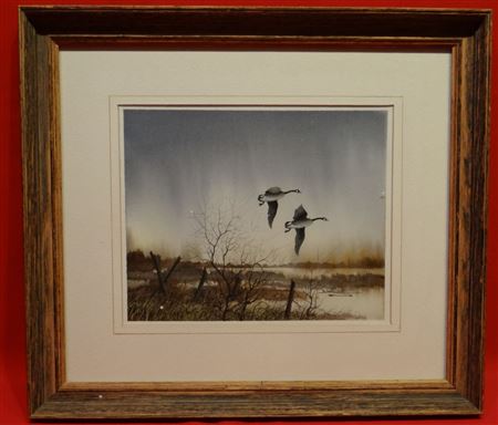 Geese by Jim Wantulok - Auction record, sale price, and art valuation. Compare with similar artists and explore comparable artworks.