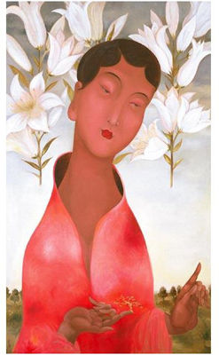 LILIES WITH A BEAUTY